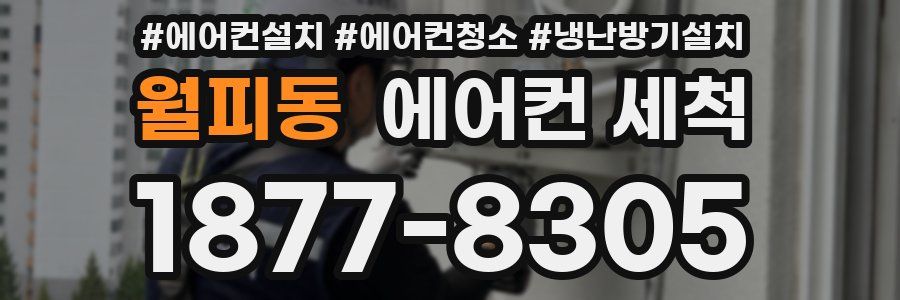 월피동 에어컨 세척