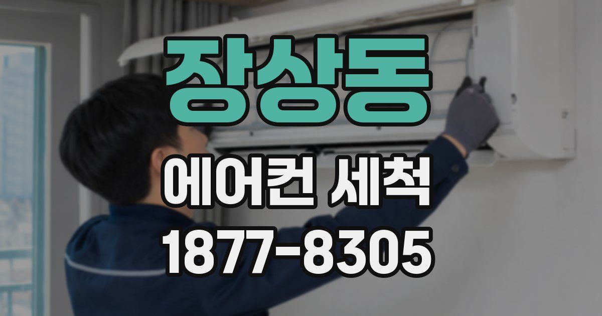 장상동 에어컨 세척