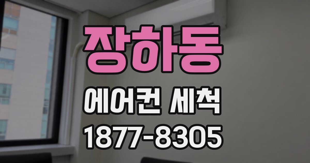 장하동 에어컨 세척