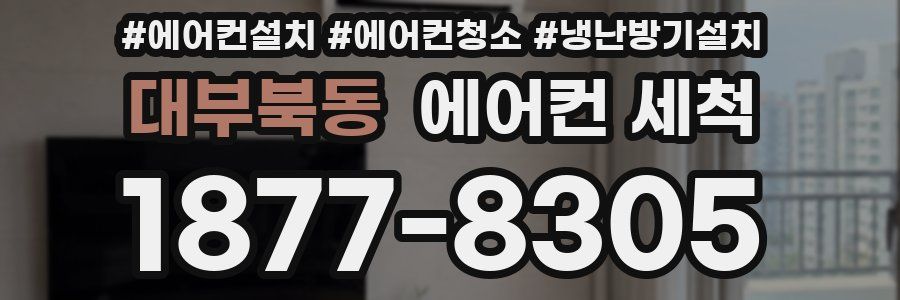 대부북동 에어컨 세척