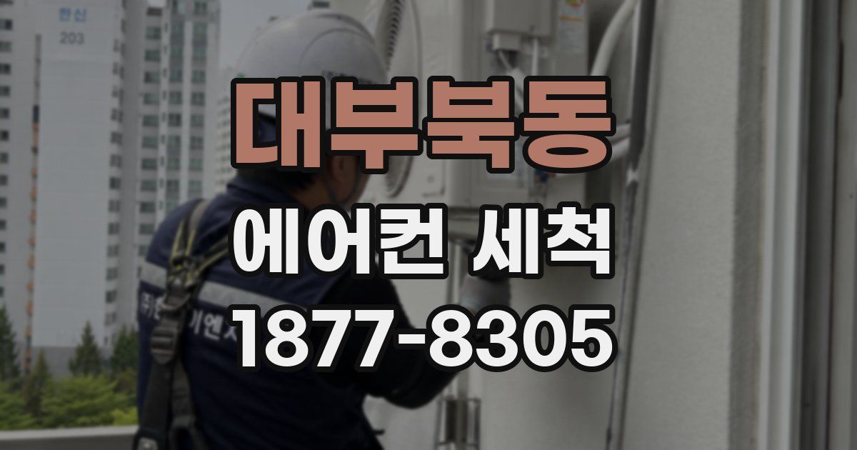 대부북동 에어컨 세척