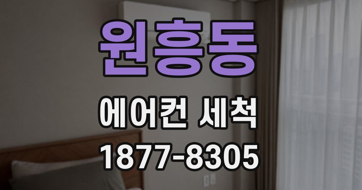 원흥동 에어컨 세척