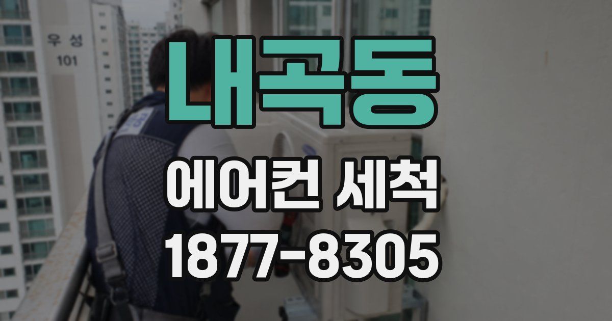 내곡동 에어컨 세척