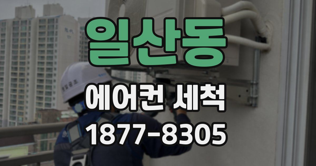 일산동 에어컨 세척