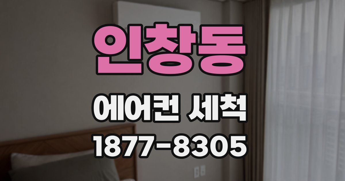 인창동 에어컨 세척