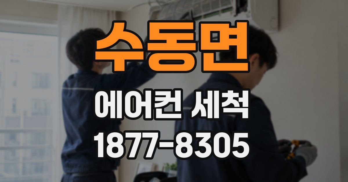 수동면 에어컨 세척