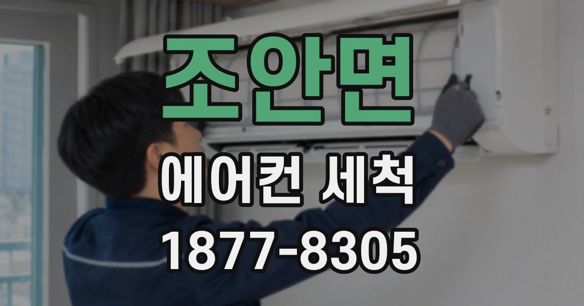 조안면 에어컨 세척