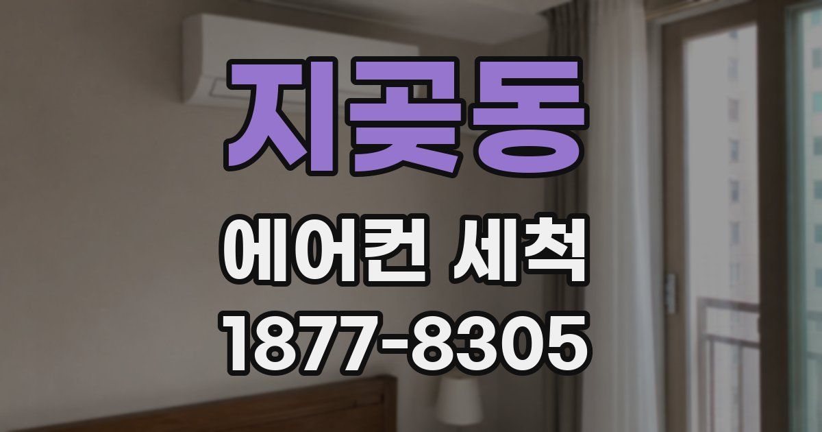 지곶동 에어컨 세척