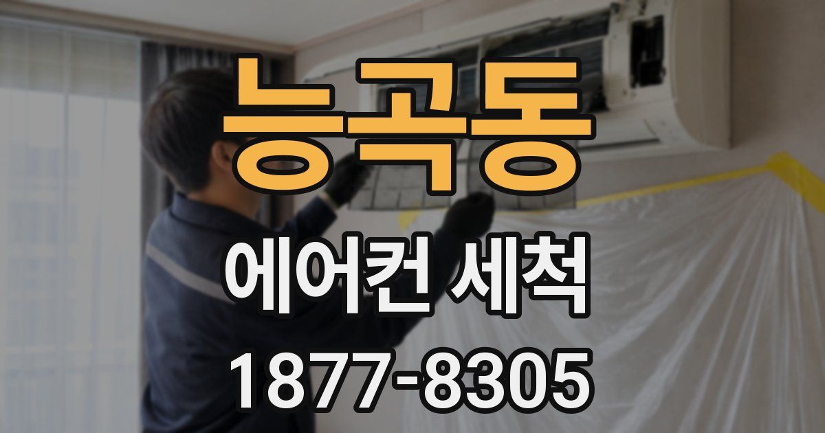 능곡동 에어컨 세척