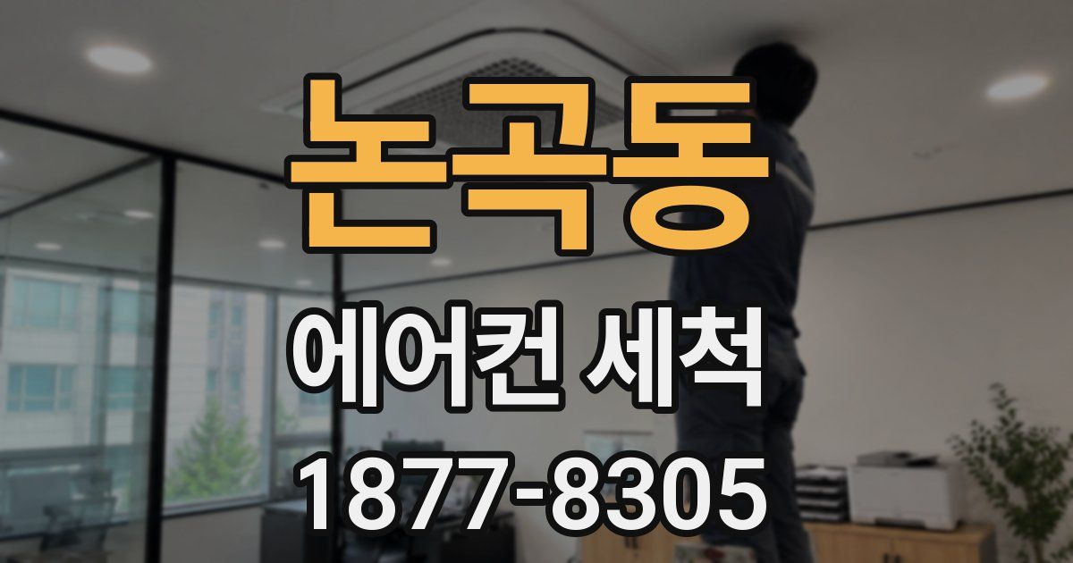논곡동 에어컨 세척