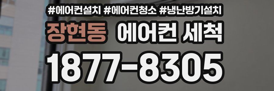 장현동 에어컨 세척