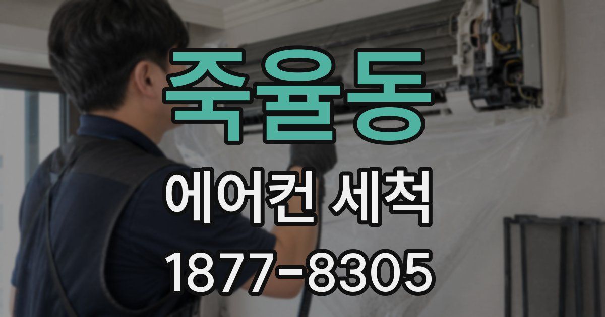 죽율동 에어컨 세척