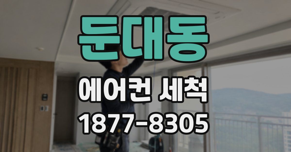 둔대동 에어컨 세척