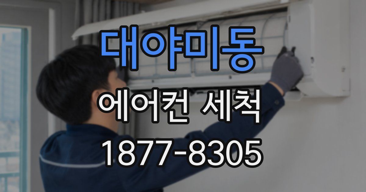 대야미동 에어컨 세척