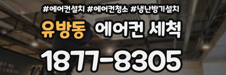 유방동 에어컨 세척