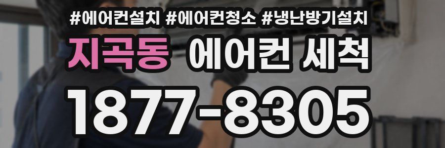 지곡동 에어컨 세척