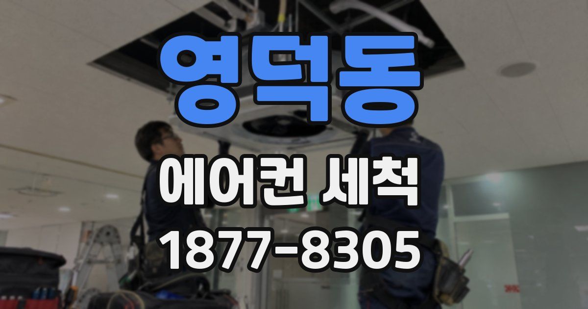 영덕동 에어컨 세척