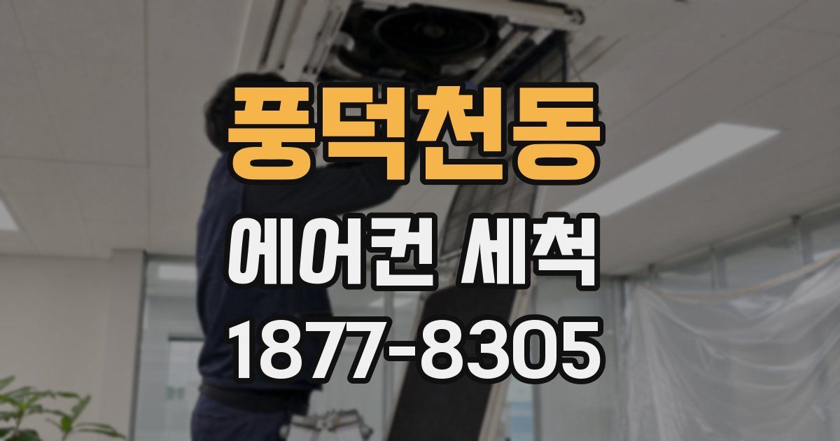 풍덕천동 에어컨 세척