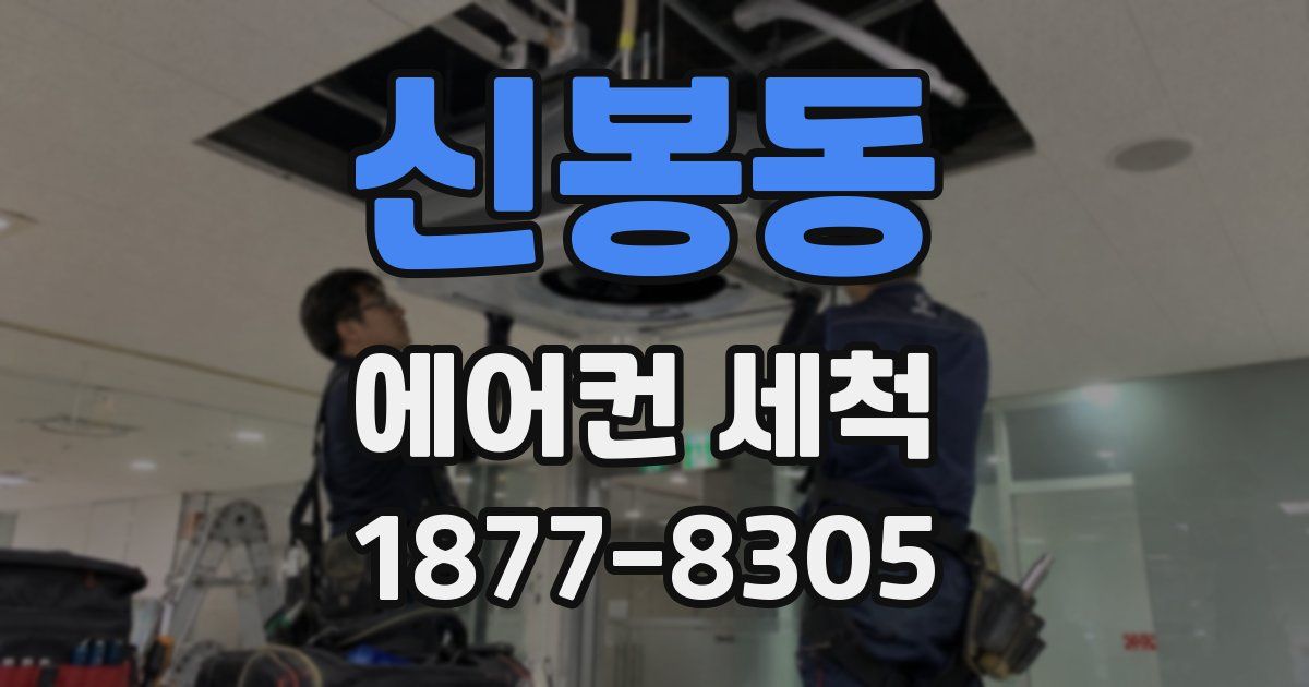 신봉동 에어컨 세척