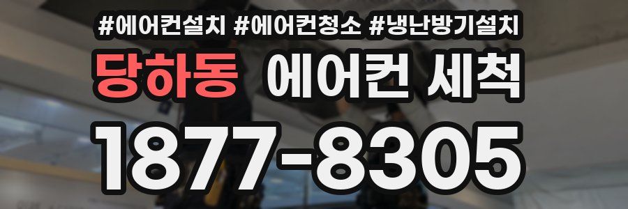 당하동 에어컨 세척
