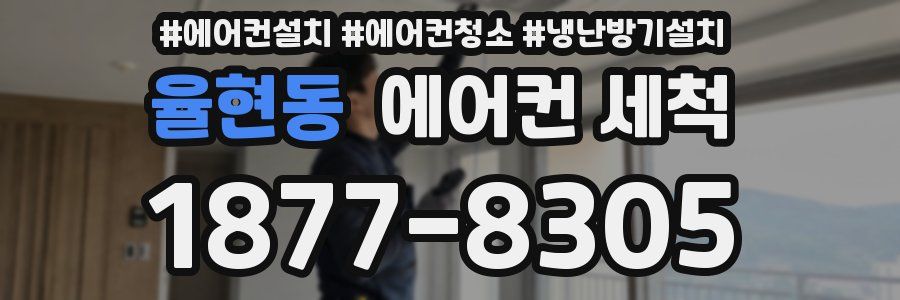 율현동 에어컨 세척