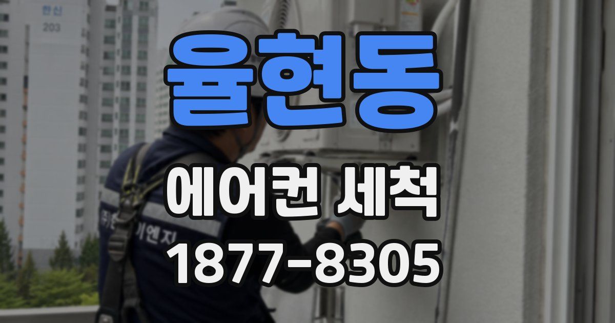 율현동 에어컨 세척