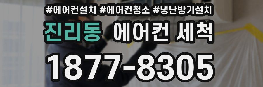 진리동 에어컨 세척