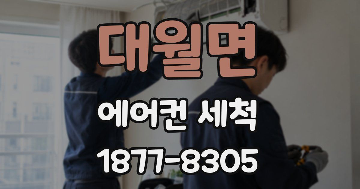 대월면 에어컨 세척