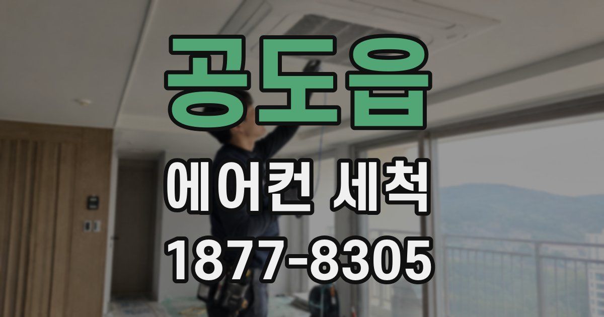 공도읍 에어컨 세척