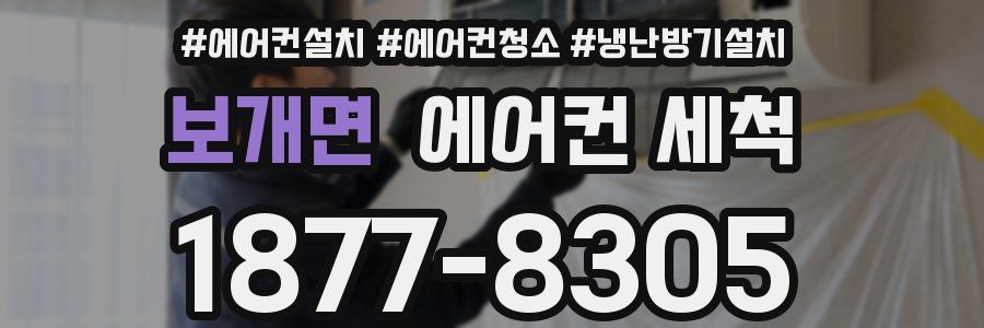 보개면 에어컨 세척