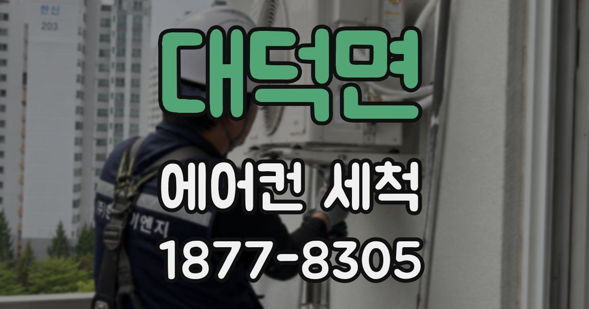 대덕면 에어컨 세척