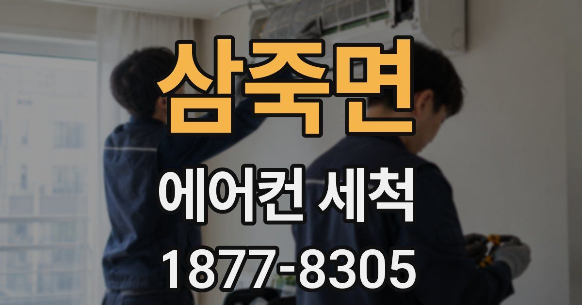 삼죽면 에어컨 세척