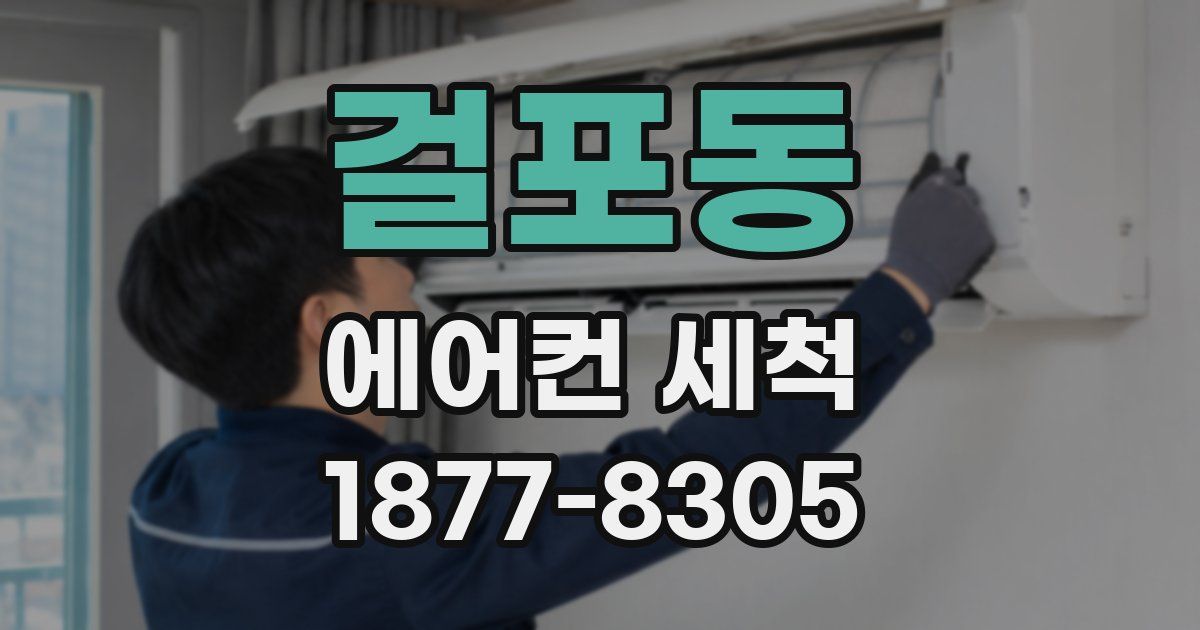 걸포동 에어컨 세척