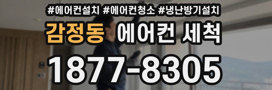 감정동 에어컨 세척