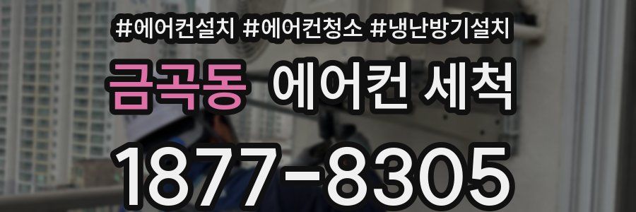 금곡동 에어컨 세척