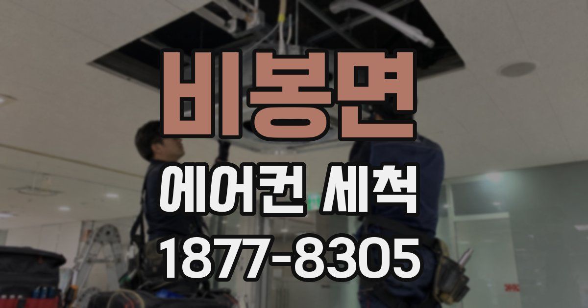 비봉면 에어컨 세척