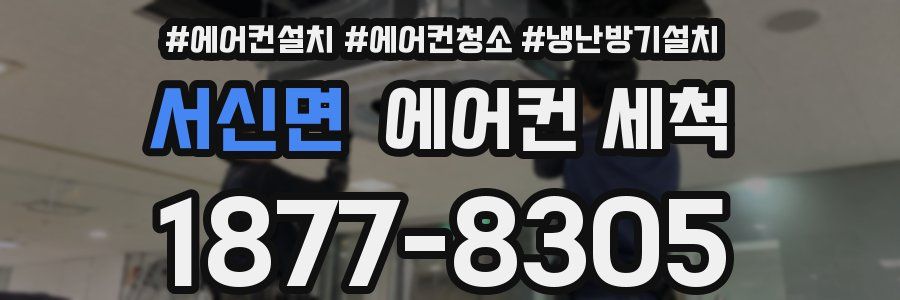 서신면 에어컨 세척