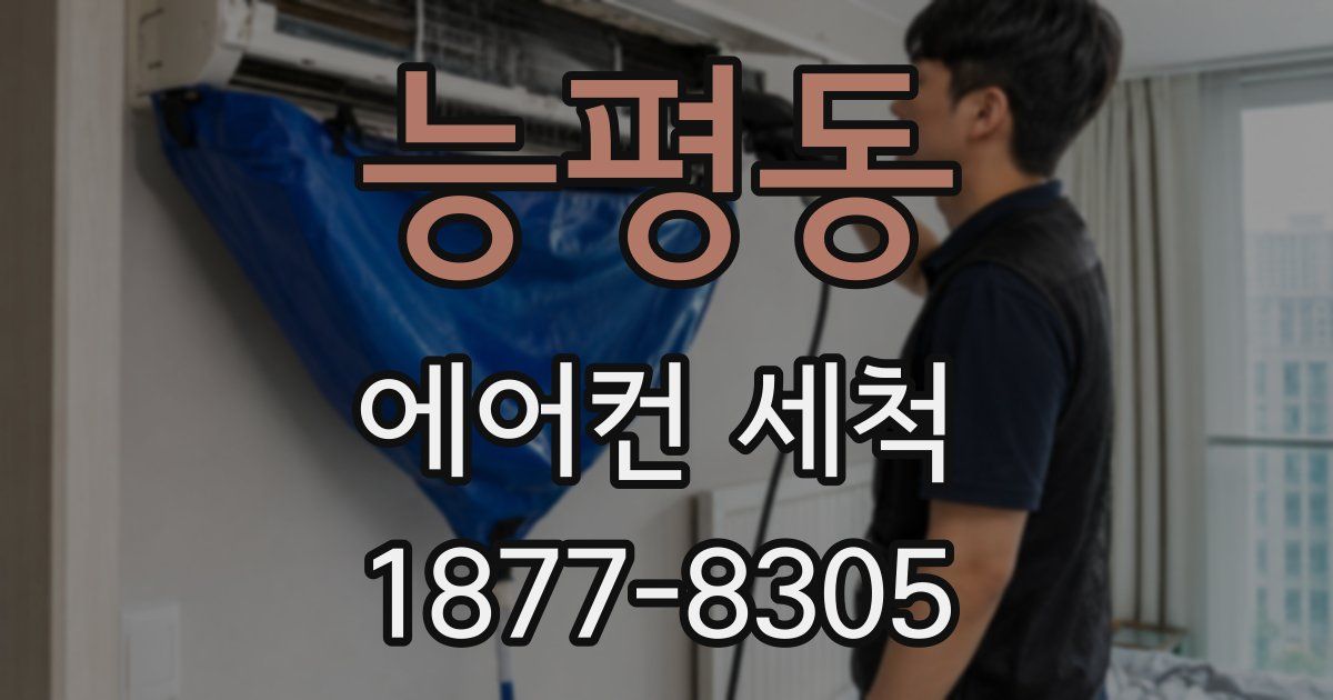능평동 에어컨 세척
