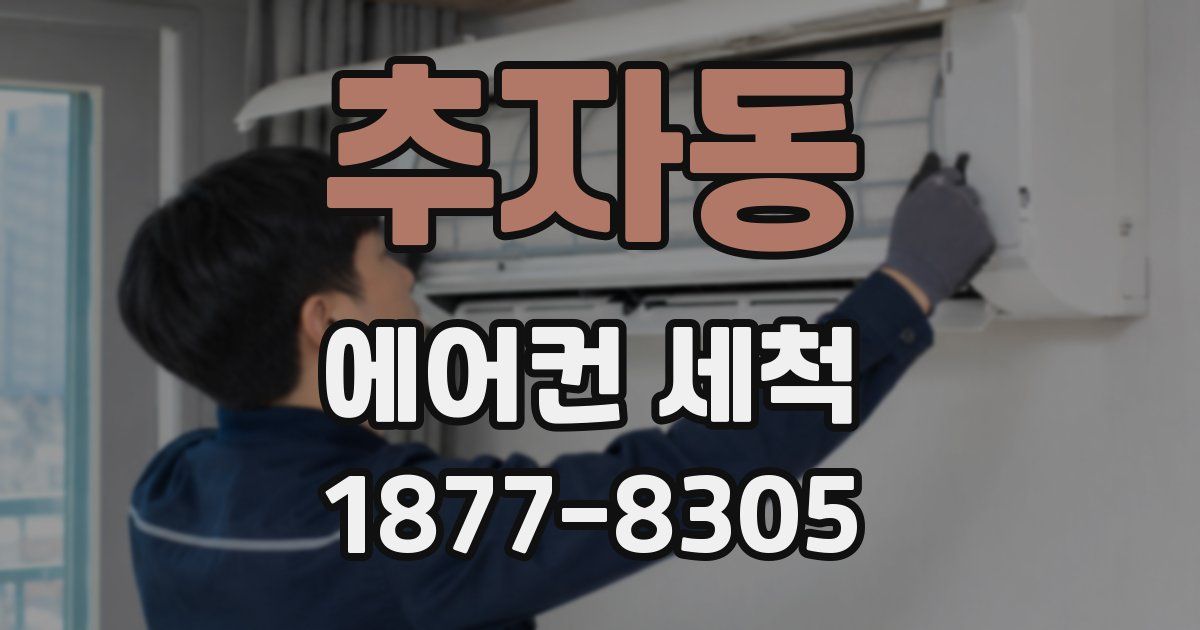 추자동 에어컨 세척