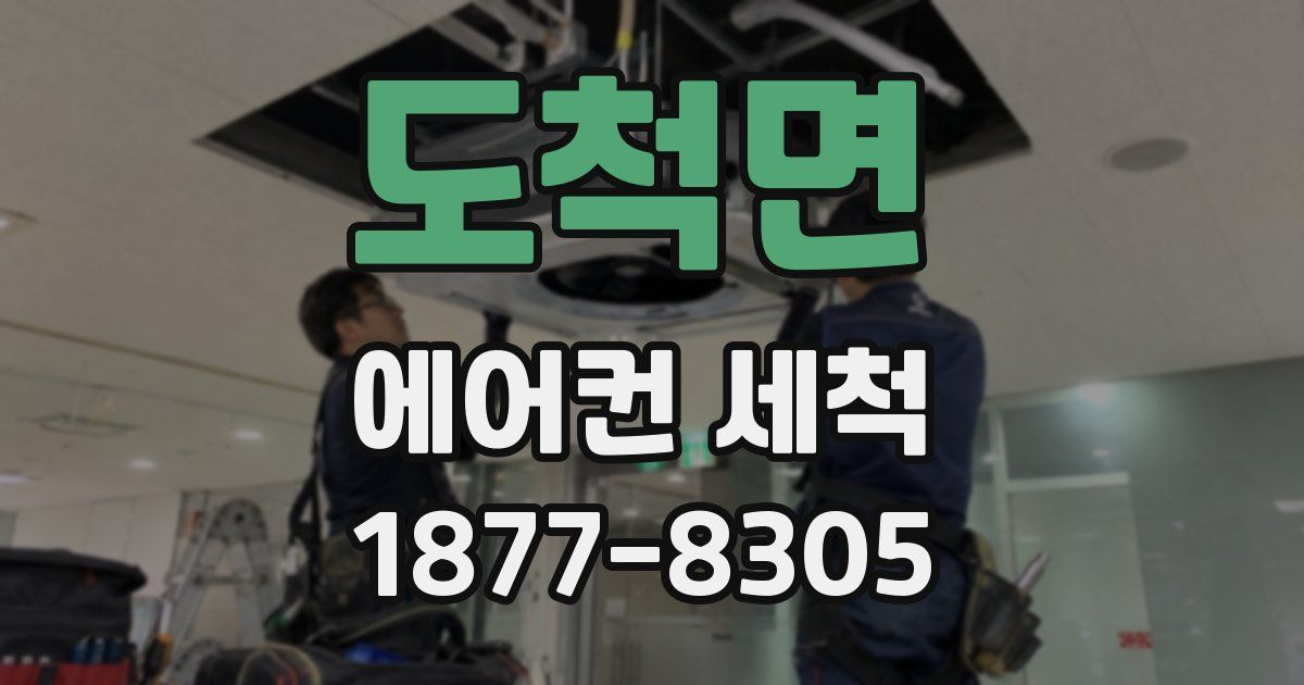 도척면 에어컨 세척