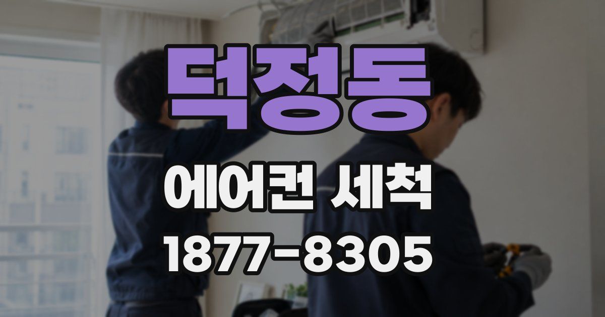 덕정동 에어컨 세척