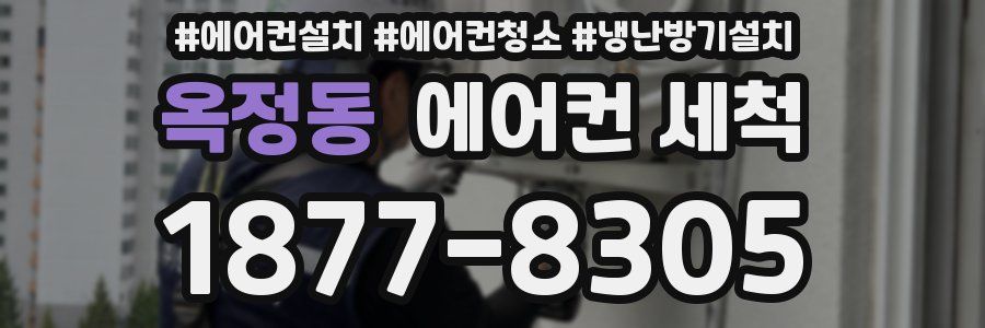 옥정동 에어컨 세척