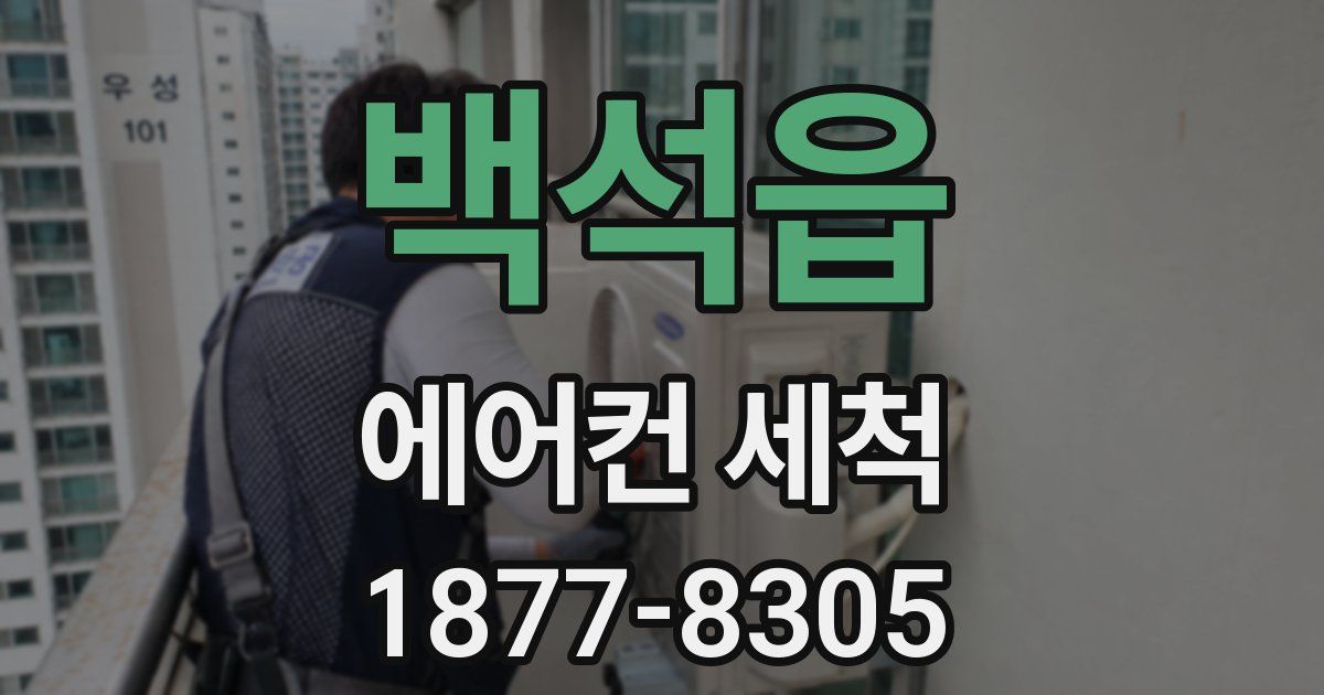 백석읍 에어컨 세척