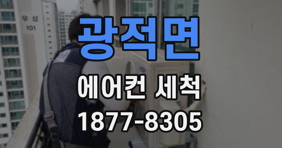광적면 에어컨 세척
