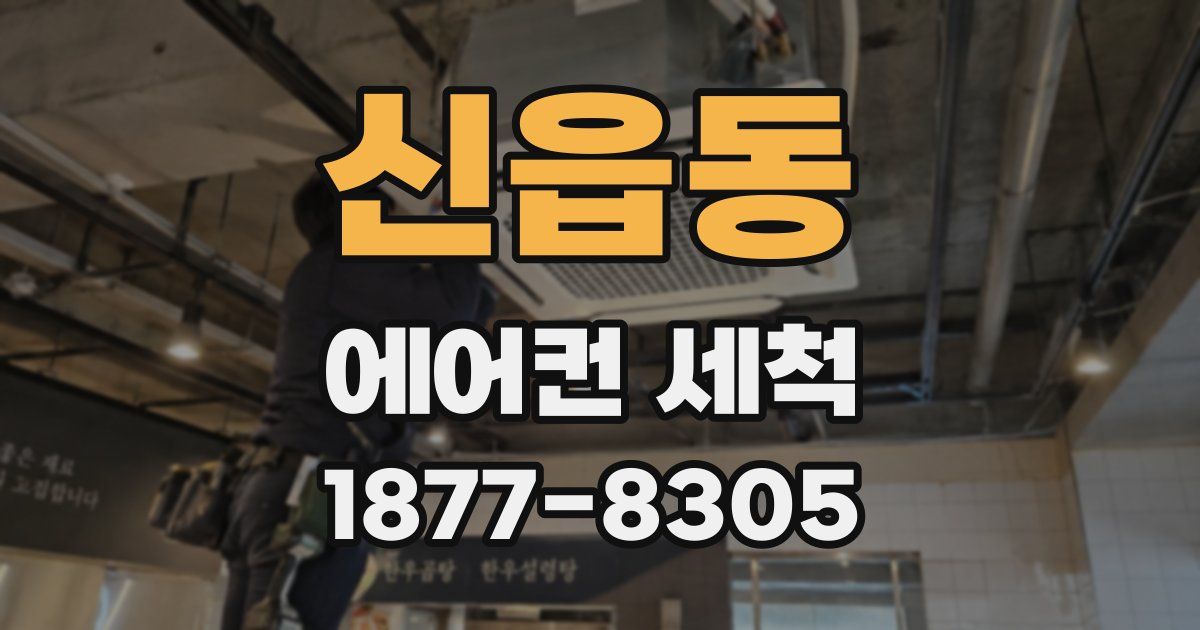 신읍동 에어컨 세척