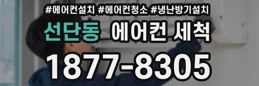 선단동 에어컨 세척