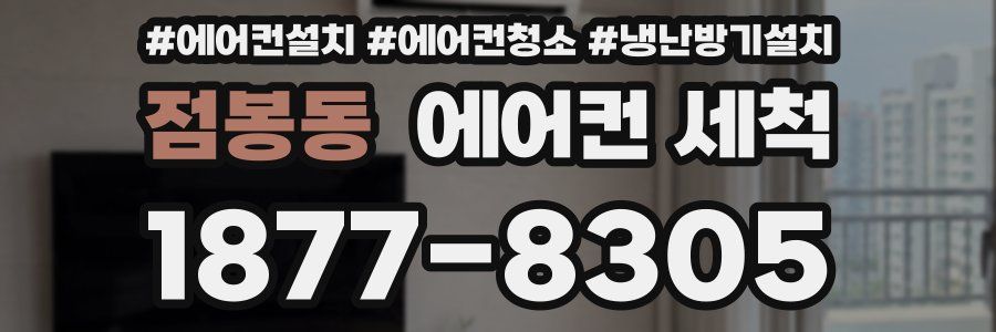 점봉동 에어컨 세척