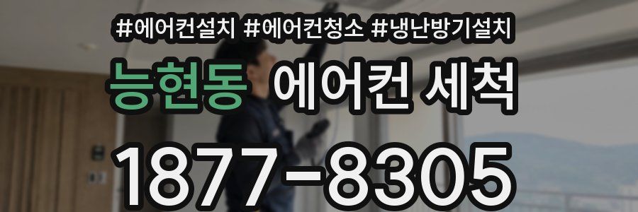 능현동 에어컨 세척