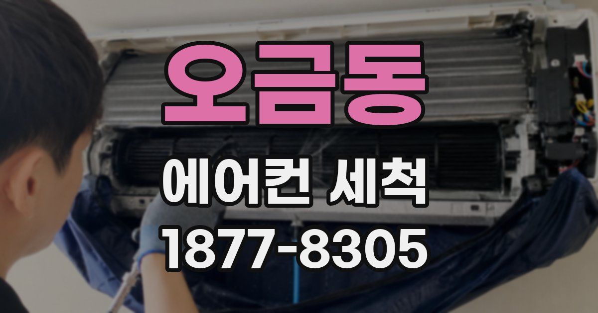 오금동 에어컨 세척