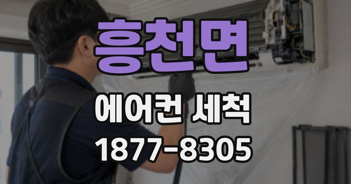 흥천면 에어컨 세척